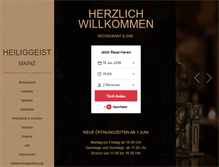 Tablet Screenshot of heiliggeist-mainz.de